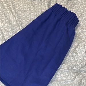 Jcrew skirt royal blue